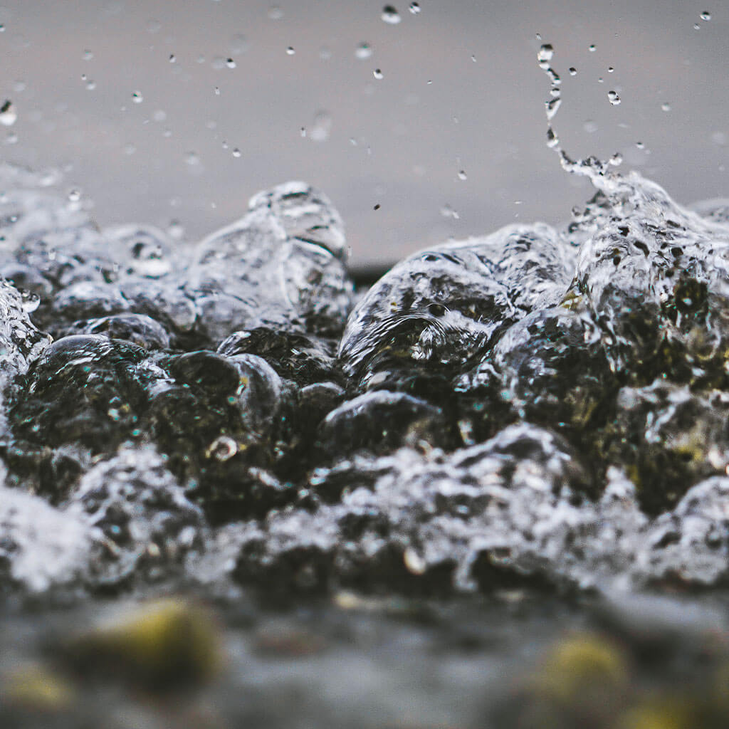 boiling water