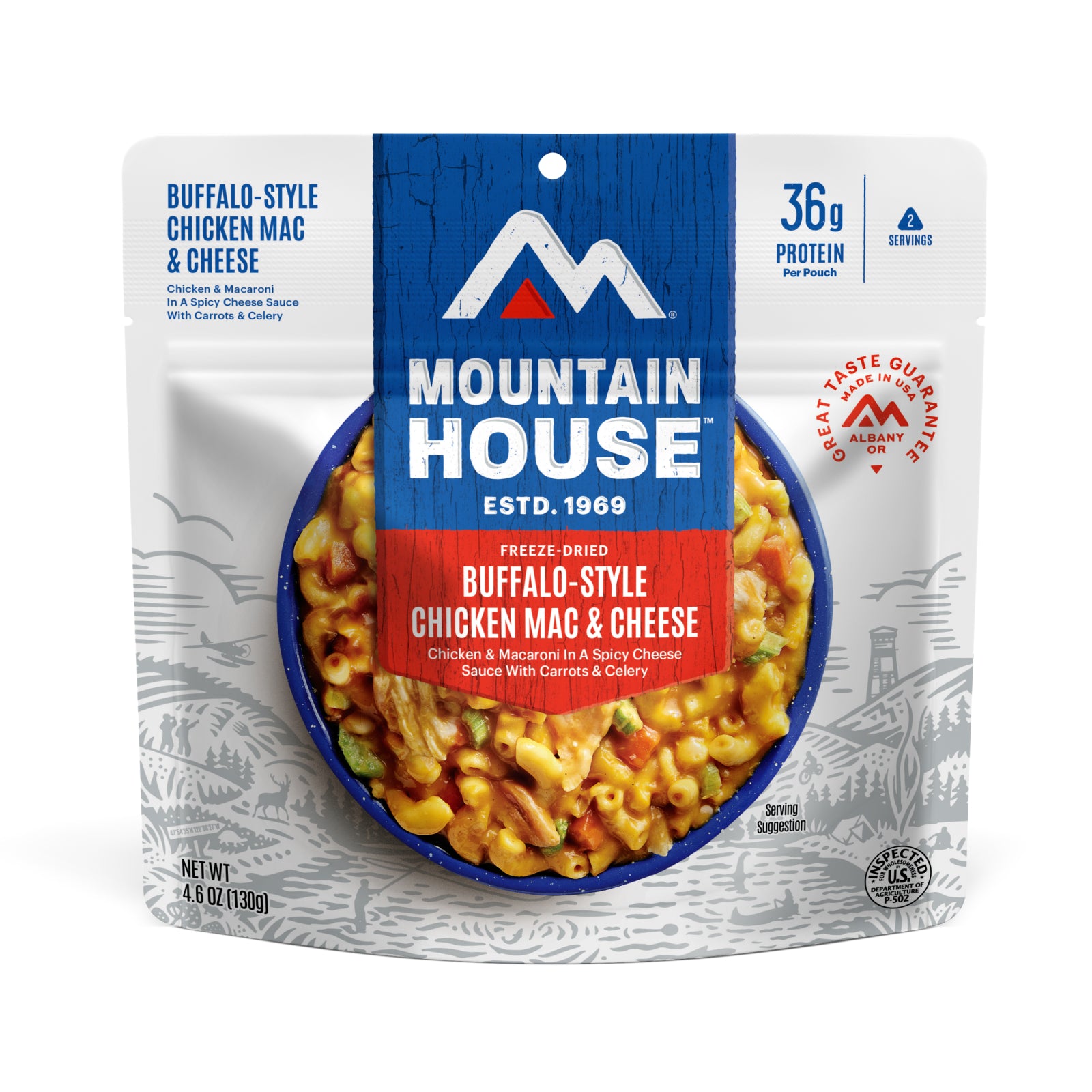 55101 Buffalo Style Chicken Mac & Cheese Pouch