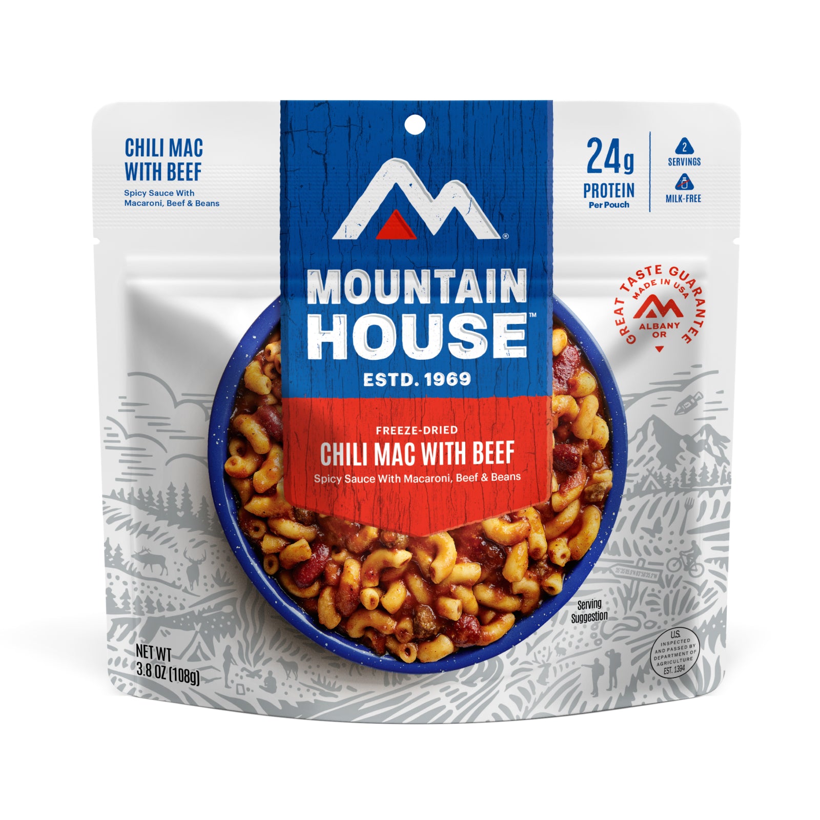 55106 Chili Mac with Beef Adventure Meal Pouch