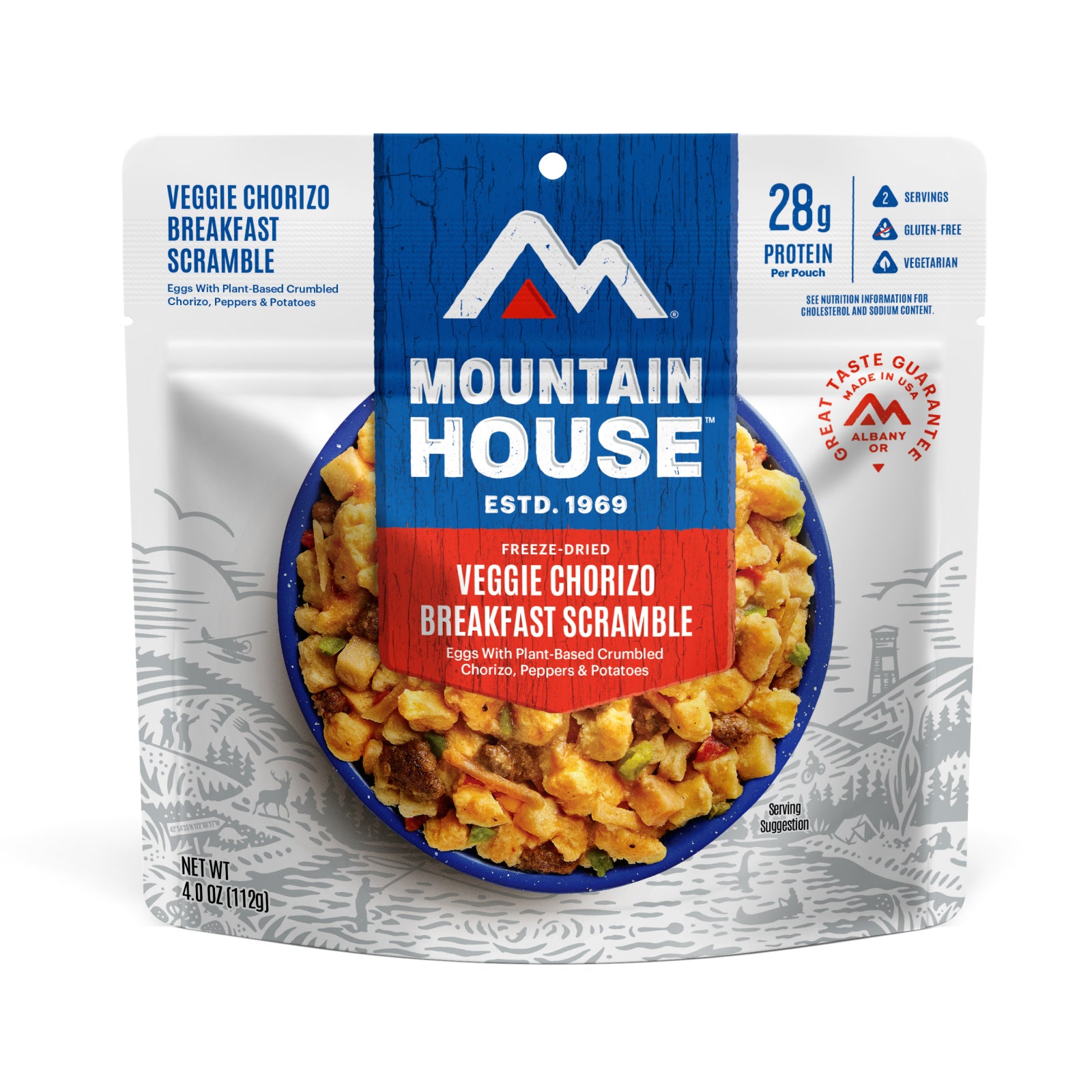 55190 Veggie Chorizo Breakfast Scramble Pouch