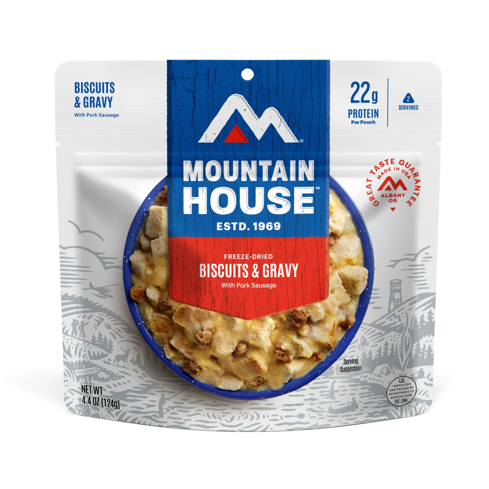 55453 Biscuits & Gravy Adventure Meal Pouch