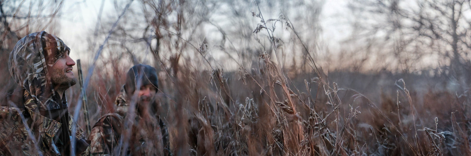 Two men on a hunting trip in Colorado.