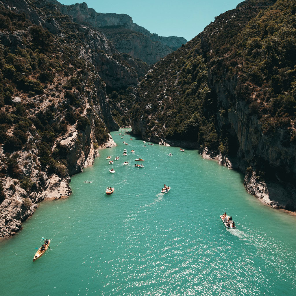 water activities on river