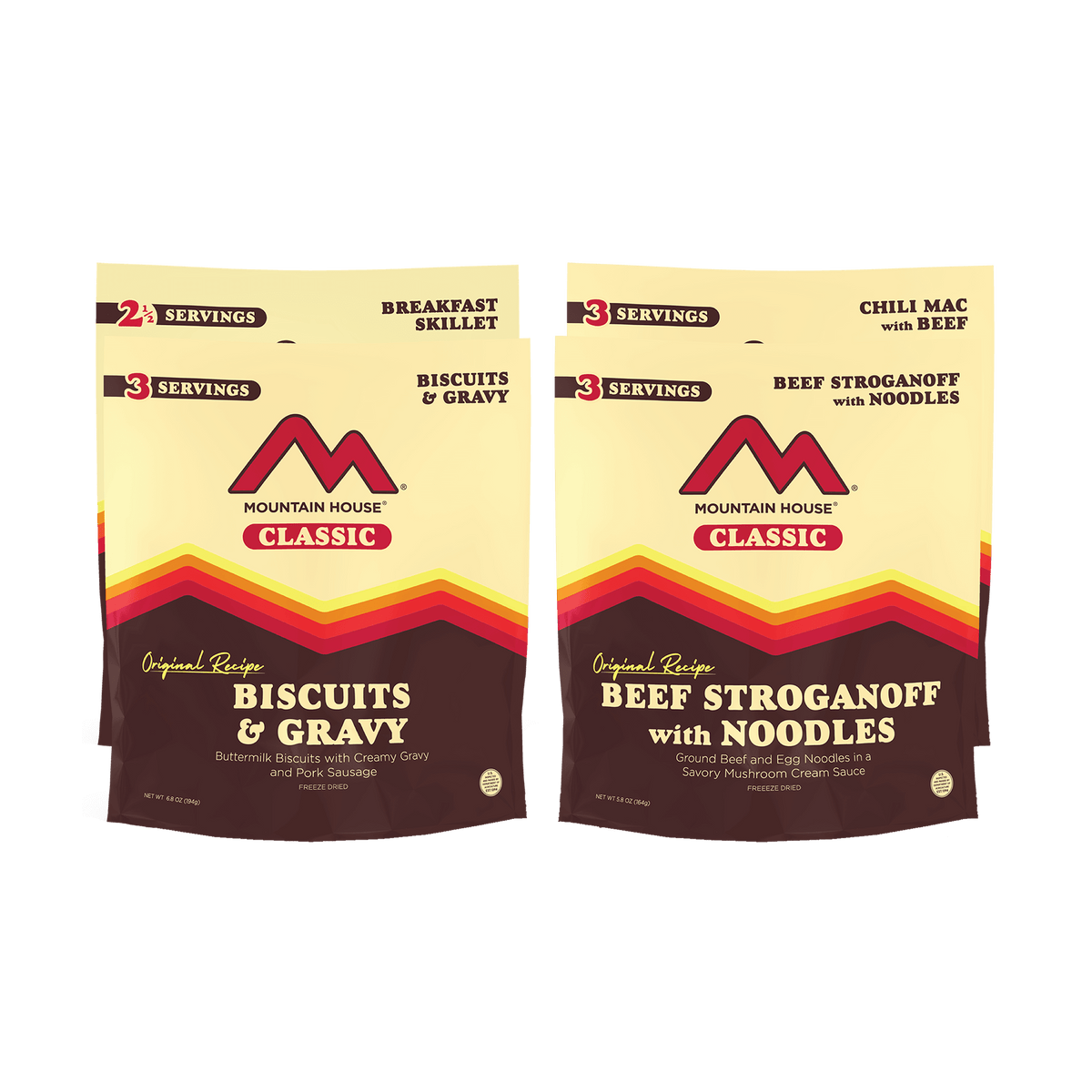 Pouches found in the Classic Kit