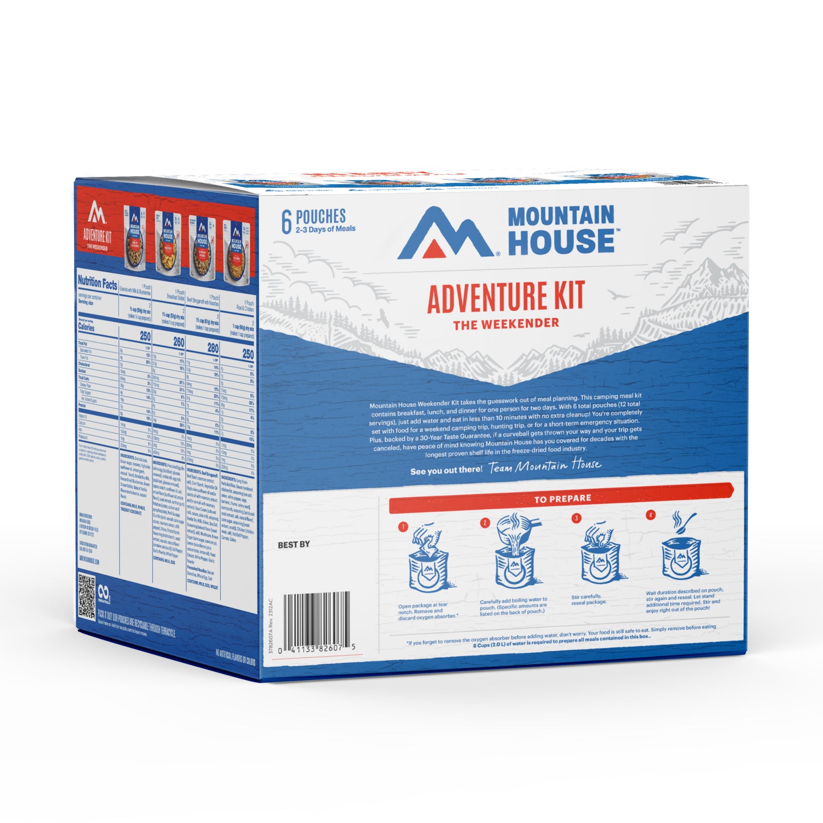2 Day Adventure Weekender Meal Kit | Mountain House