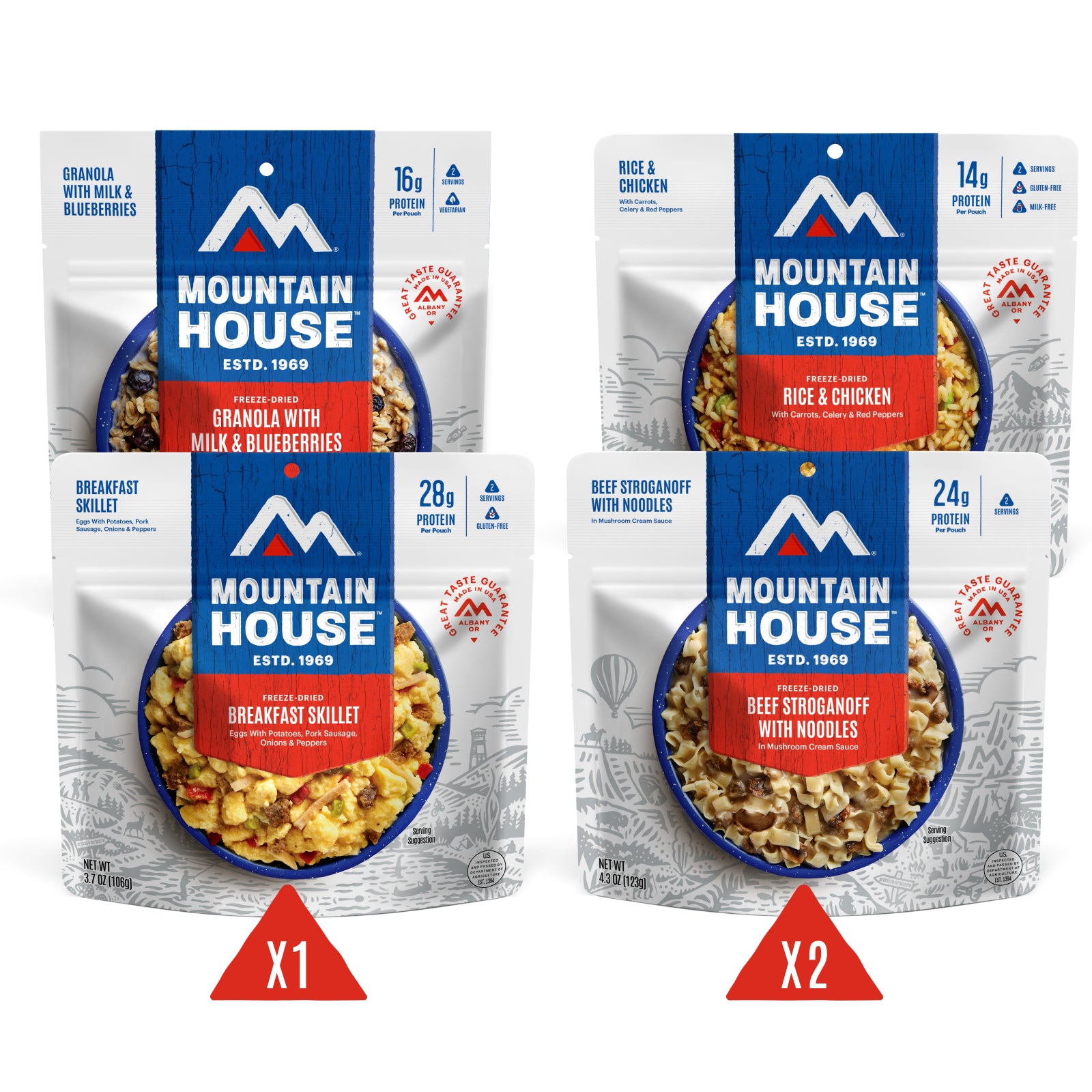 2 Day Adventure Weekender Meal Kit | Mountain House