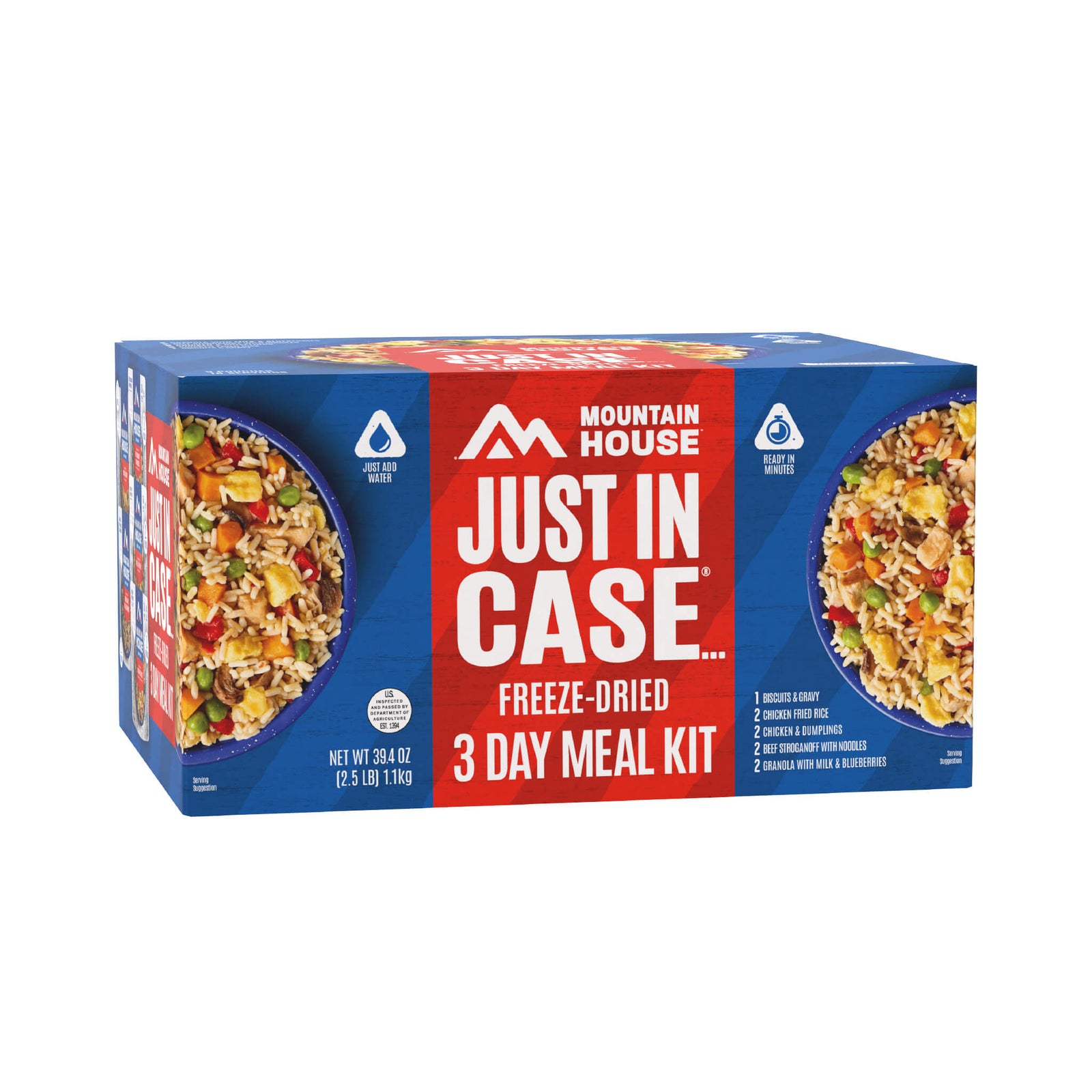 Mountain House Just in Case Freeze-Dried 3-Day Emergency Food Supply Box