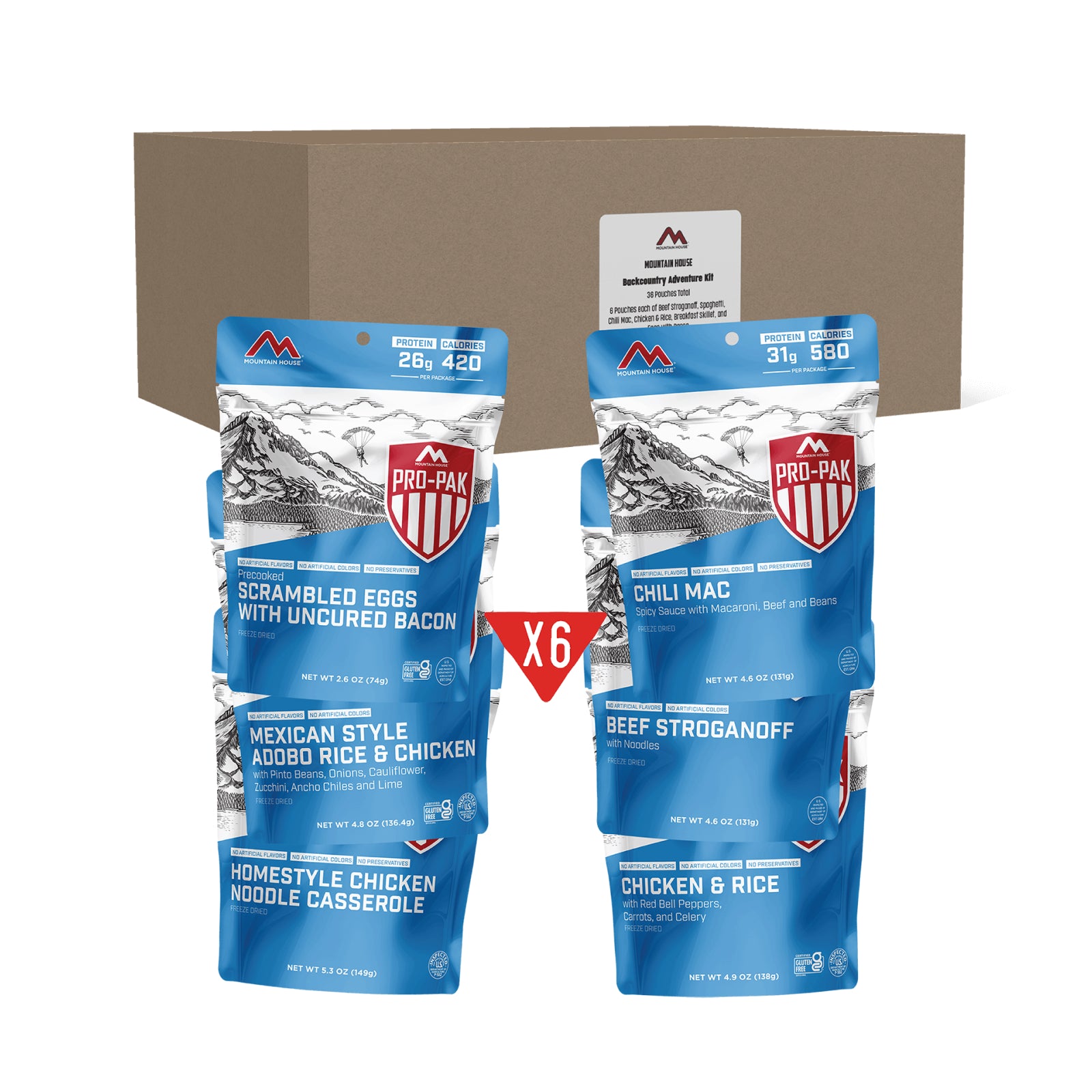 0087605 Backcountry Adventure Kit Pouches and Box