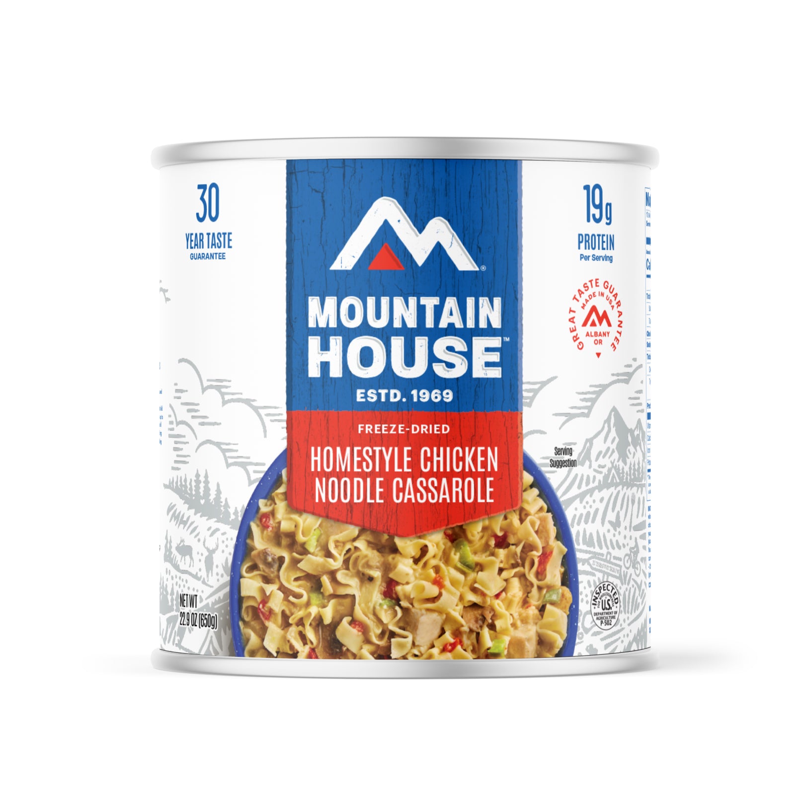 Fettuccine Alfredo with Chicken #10 Can | Mountain House