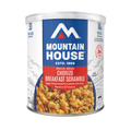 Can of Mountain House Freeze-Dried Chorizo Breakfast Scramble on a white background