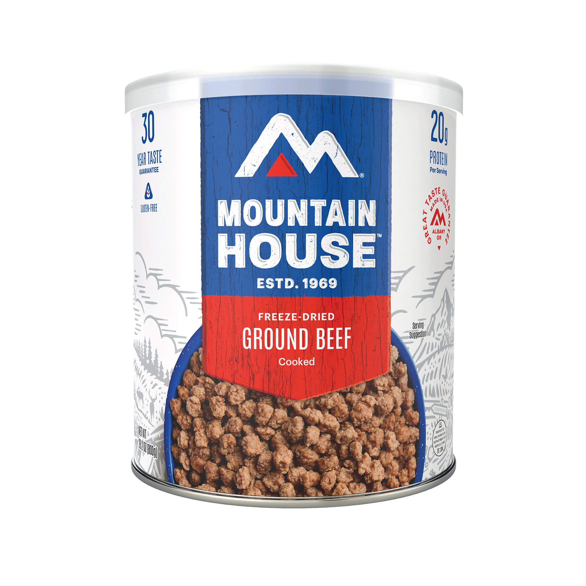 Freeze Dried Ground Beef #10 Can | Mountain House