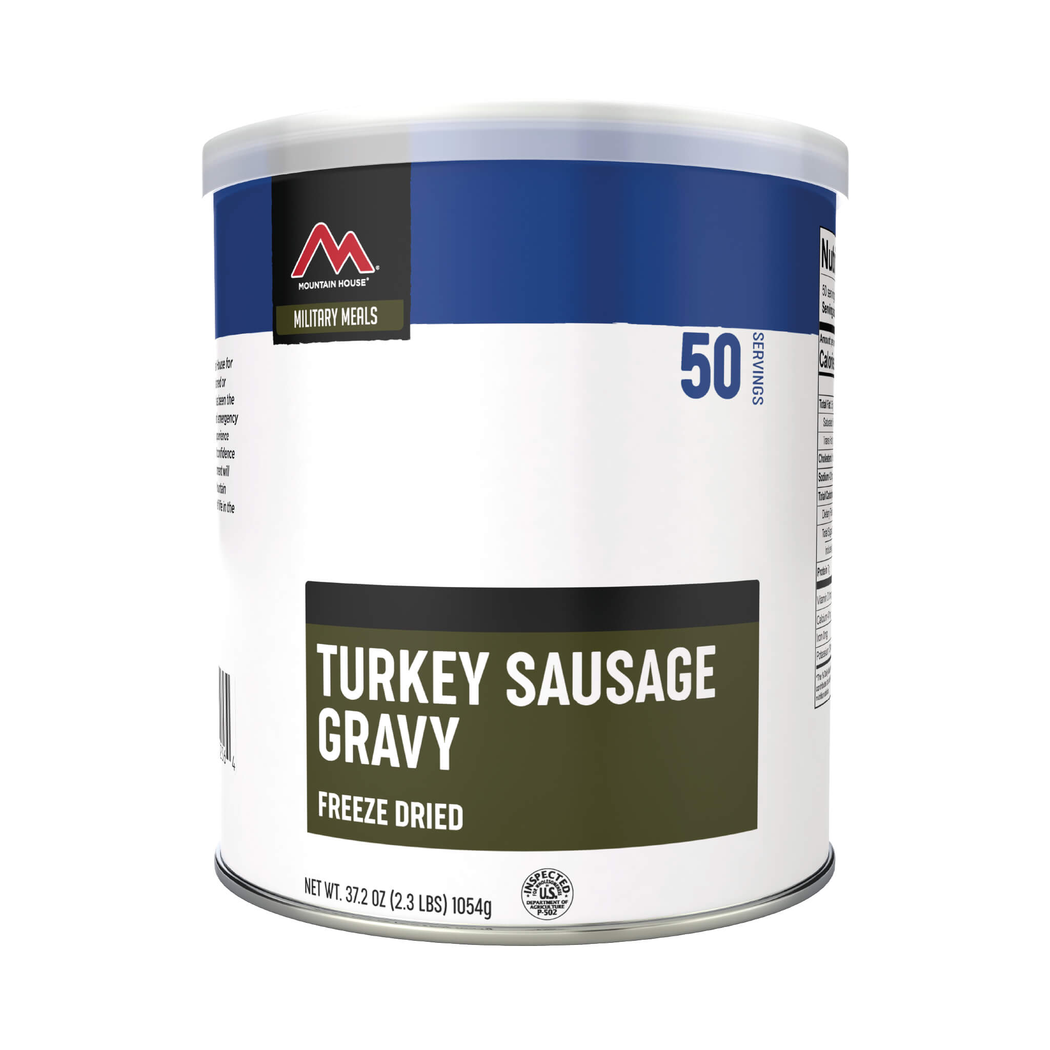 米軍偵察部隊用レーション　マウンテンハウス3個(6食分) 2046世界最軽 Turkey Sausage Gravy - Military #10 Can | Mountain House
