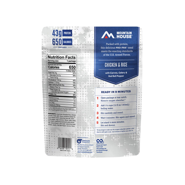 Chicken & Rice - Pro-Pak® | Mountain House