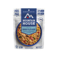 Front view of Mountain House Chicken Fajita Bowl Pro-Pak