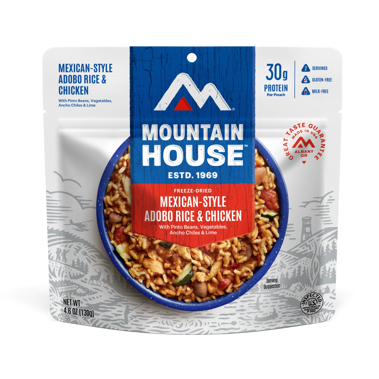 Mexican-Style Adobo Rice & Chicken - Pouch | Mountain House