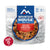 Mountain House Cheesy Beef Enchilada Bowl package on a white background with a red circle that says purchase supports American Red Cross