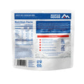 Back of Mountain House Cheesy Enchilada Bowl pouch showing preparation instructions, ingredients, and nutrition facts