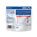 Back view of Mountain House Scrambled Eggs pouch with nutritional information and preparation instructions