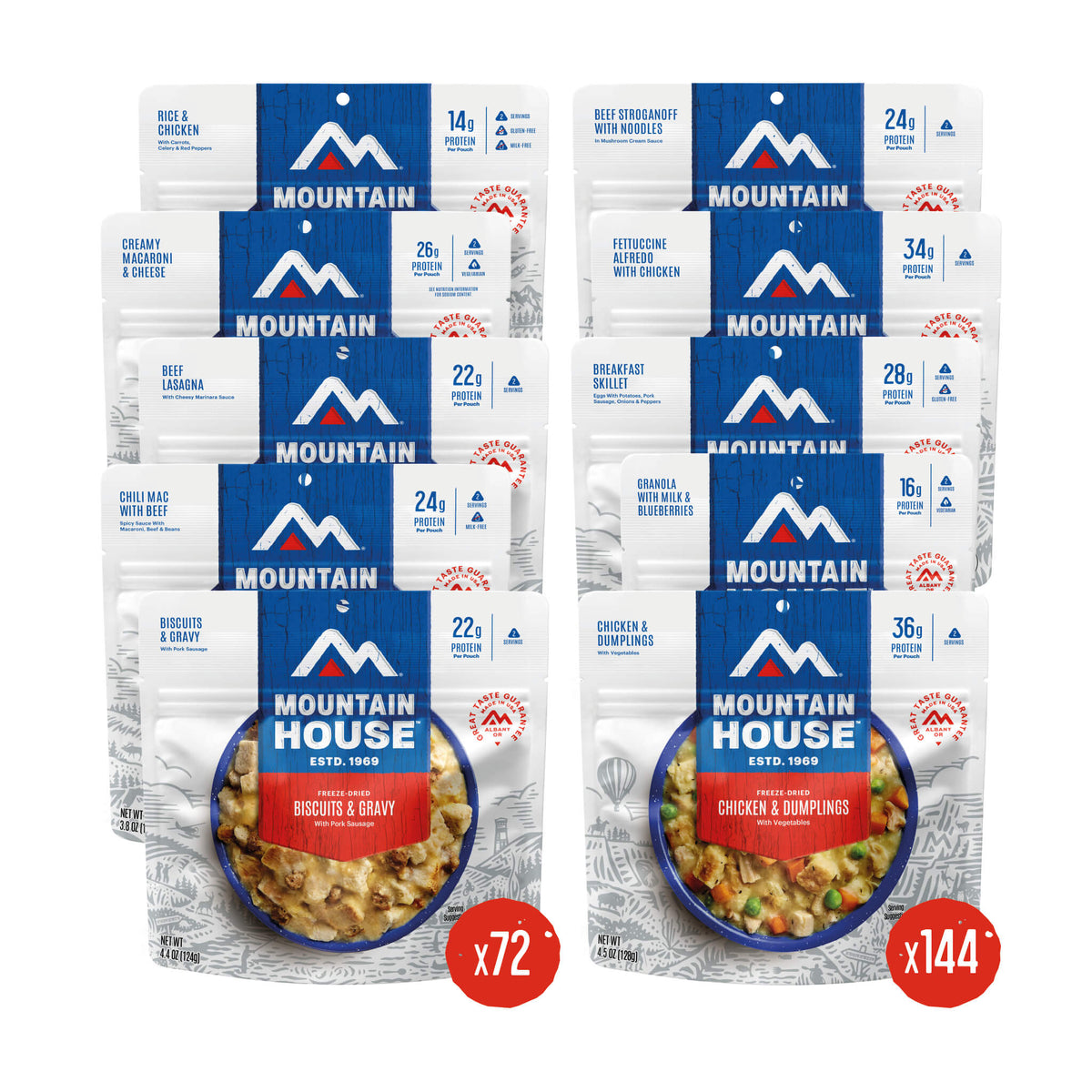 Multi-Day Emergency Food Kits - Mountain House