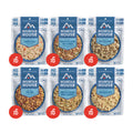 Front view of 6 Mountain House Pro-Paks with "x6" quantity badges