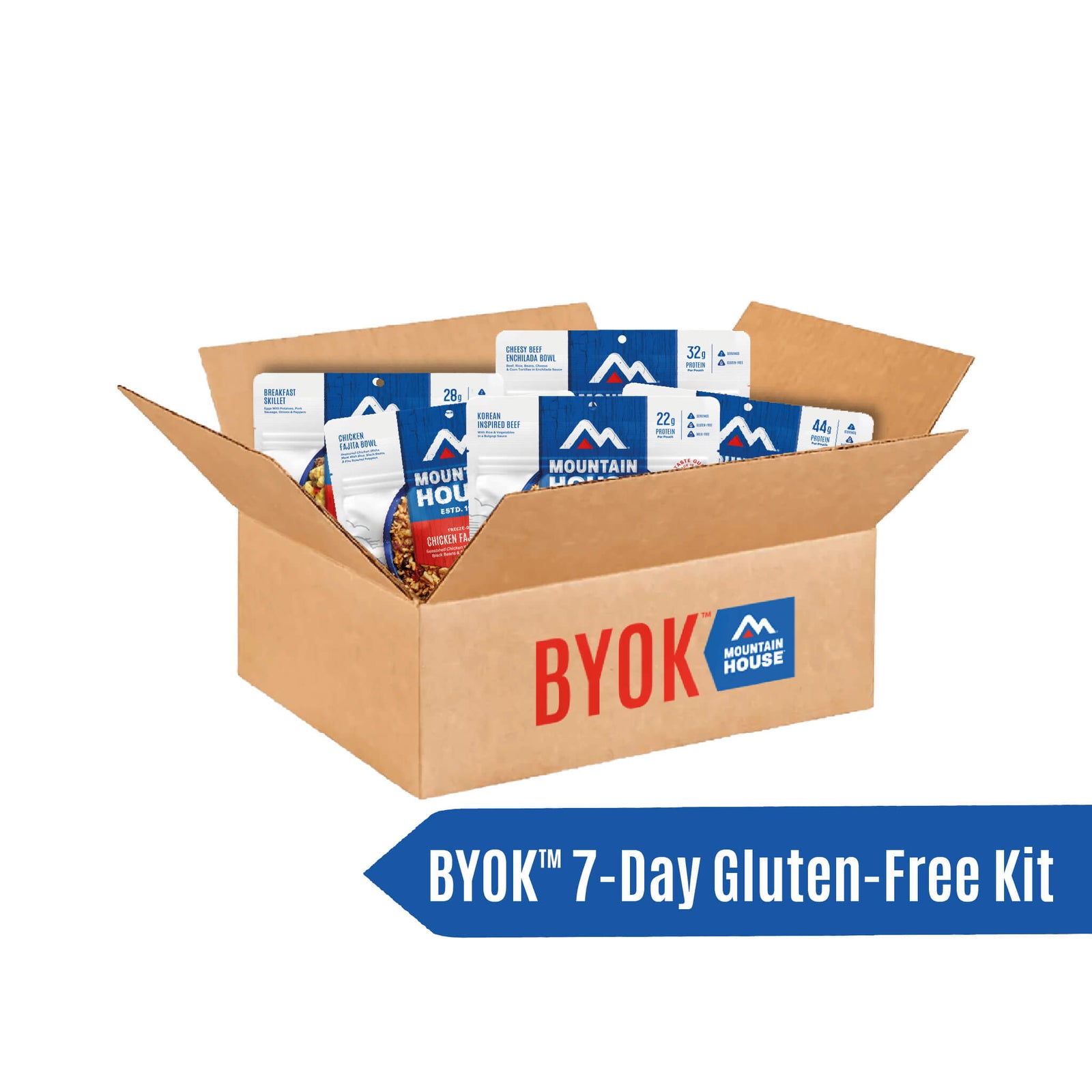 Mountain House 7-Day Gluten-Free Meal Kit for Camping