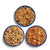 Front view of three Mountain House pouches.
